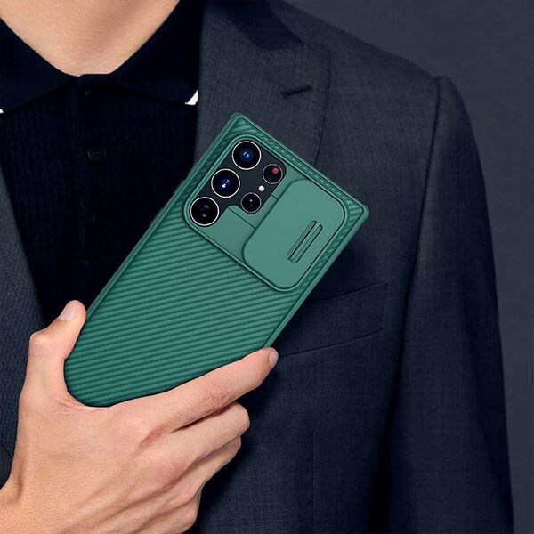 Nillkin Etui Nillkin CamShield Pro do Samsung Galaxy S22 Ultra (Ciemnozielone) uniwersalny