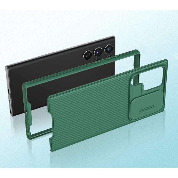 Nillkin Etui Nillkin CamShield Pro do Samsung Galaxy S22 Ultra (Ciemnozielone) uniwersalny