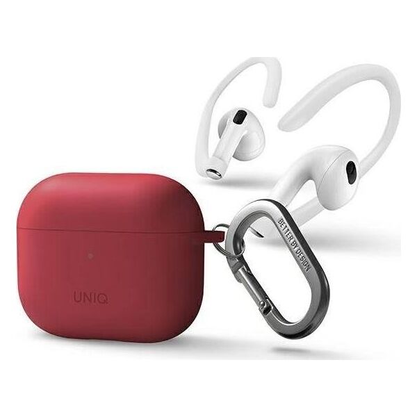 Uniq Etui ochronne Nexo do Apple AirPods 3 czerwone