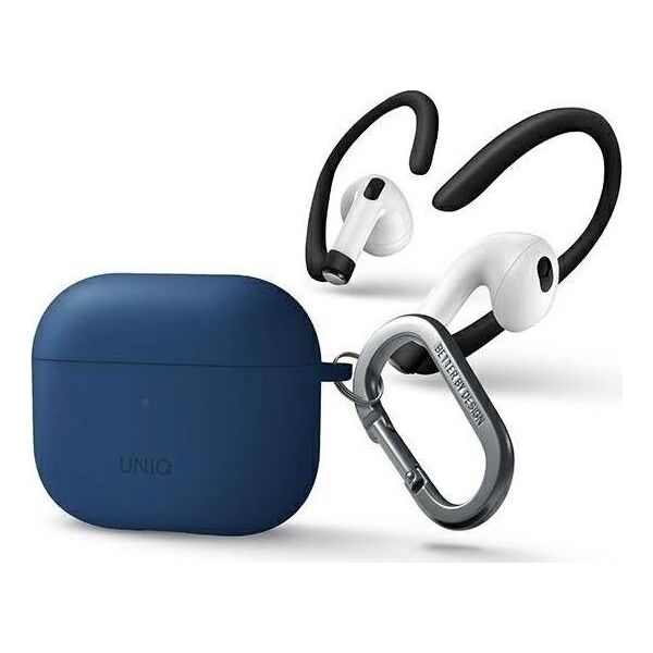 Uniq Etui ochronne Nexo do Apple AirPods 3 niebieskie