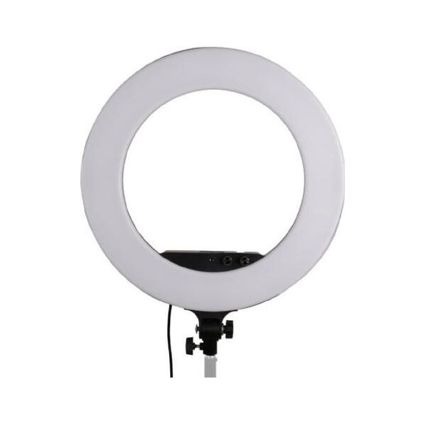 Lampa pierścieniowa Linkstar zestaw lamp pierścieniowych led 100W 54 x 45 cm biały 5 części