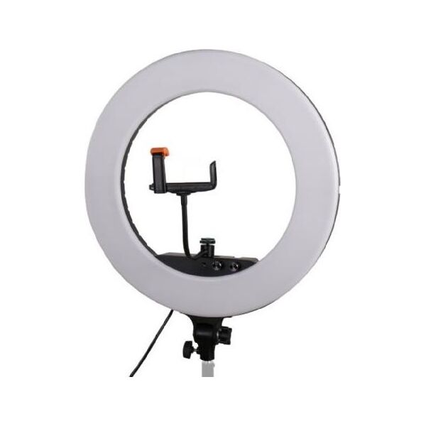 Lampa pierścieniowa Linkstar zestaw lamp pierścieniowych led 100W 54 x 45 cm biały 5 części