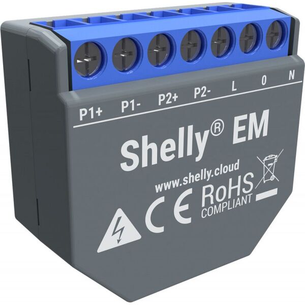 Shelly pomiar zużycia energii elektrycznej Shelly EM