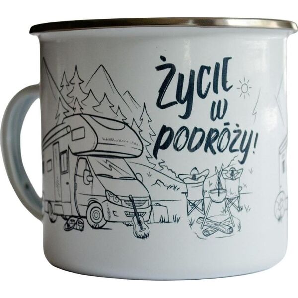 travelset Kubek emaliowany - ¯ycie w podró¿y! (441946) - 5907751196325
