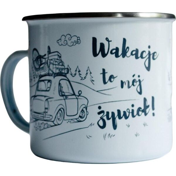 travelset Kubek emaliowany - Wakacje to mój ¿ywio³ (441944) - 5907751196257