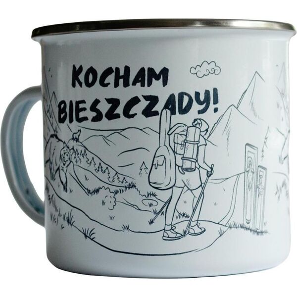 travelset Kubek emaliowany - Kocham Bieszczady! (441952) - 5907751196271