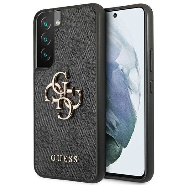 Guess Guess GUHCS22S4GMGGR S901 S22 szary/grey hardcase 4G Big Metal Logo