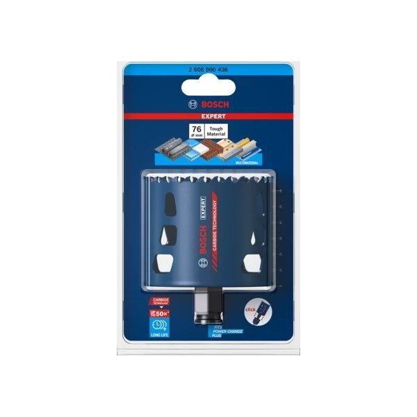 Bosch BOSCH hole saw ToughMaterial 76mm - 2608900436 EXPERT RANGE