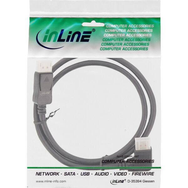 Kabel InLine DisplayPort - DisplayPort 2m czarny (17152R) 9808747 4043718292691