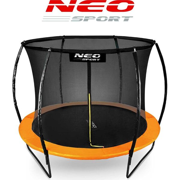 Trampolina ogrodowa Neo-Sport NS-08C201 z siatką wewnętrzną 8.5 FT 252 cm