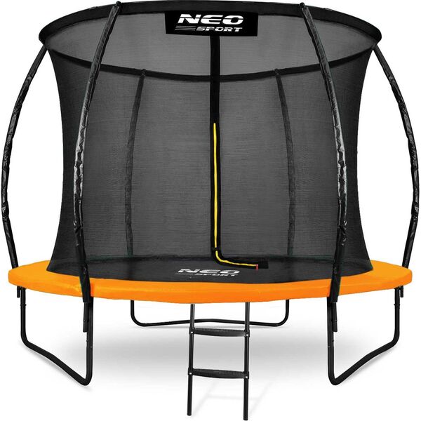 Trampolina ogrodowa Neo-Sport NS-08C201 z siatką wewnętrzną 8.5 FT 252 cm