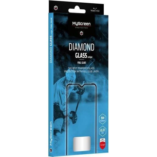 MyScreen Protector TCL 20SE - Szkło hartowane z klejem na całej powierzchni MyScreen DIAMOND GLASS edge FULL GLUE (czarna ramka)