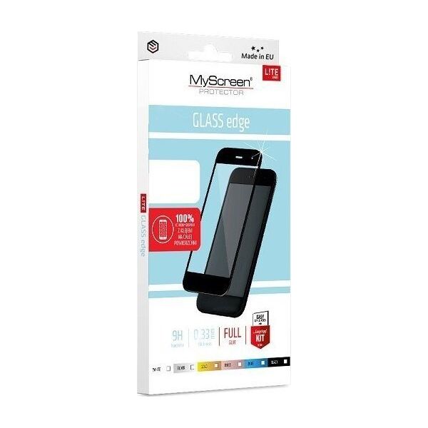 MyScreen Protector Huawei P30 - Szkło hartowane na lekko zaokrąglone ekrany DIAMOND GLASS LITE edge FULL GLUE
