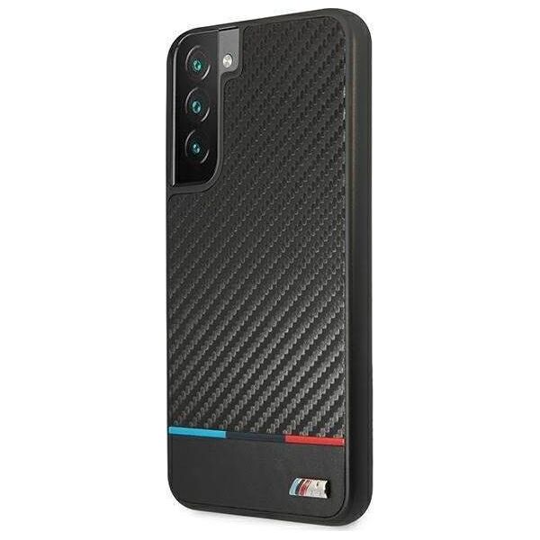 BMW Etui BMW BMHCS22MPUCARTCBK Samsung Galaxy S22+ Plus black/czarny M Collection Triangles