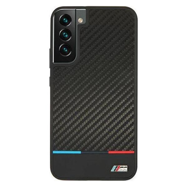 BMW Etui BMW BMHCS22MPUCARTCBK Samsung Galaxy S22+ Plus black/czarny M Collection Triangles