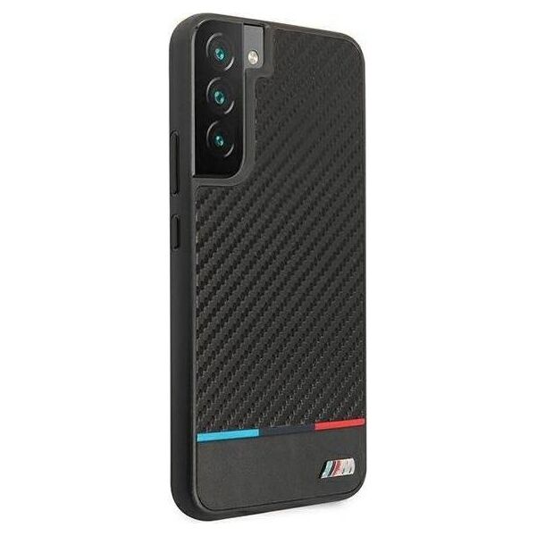 BMW Etui BMW BMHCS22MPUCARTCBK Samsung Galaxy S22+ Plus black/czarny M Collection Triangles