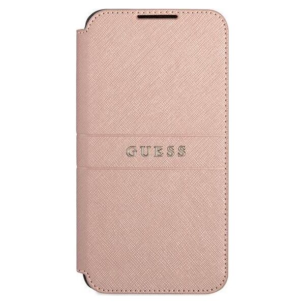 Guess Guess GUBKS22MPSASBPI S22+ S906 różowy/pink book Saffiano Stripes