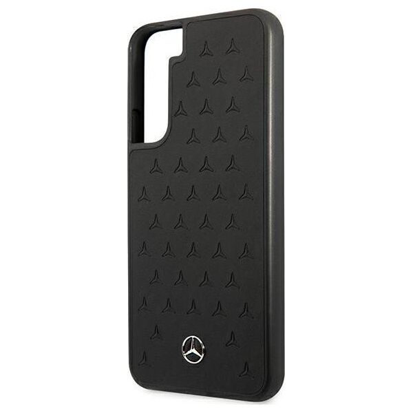 Mercedes Mercedes MEHCS22MPSQBK S22+ S906 czarny/black hardcase Leather Stars Pattern