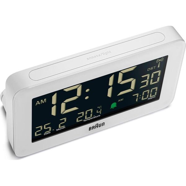 Radiobudzik Braun BRAUN BC10 DCF-W Radio alarm clock white