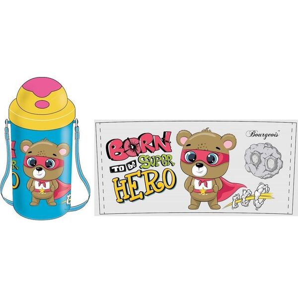 Fresh Bidon 500ml Miś - Superbohater