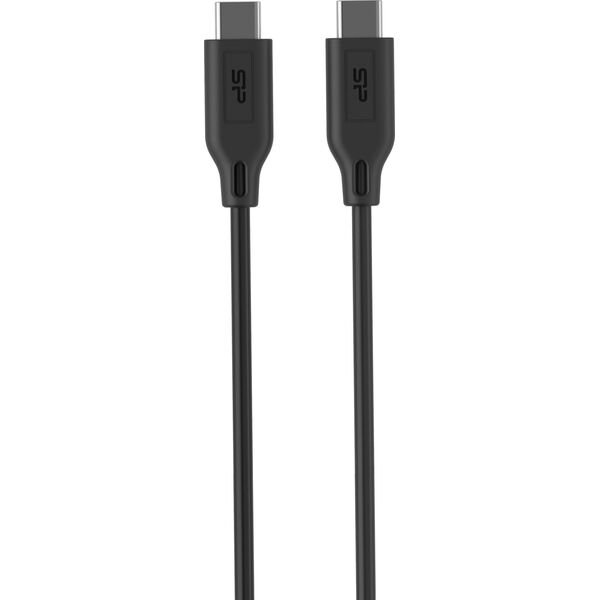 Kabel USB Silicon Power USB-A - USB-C 1 m Czarny (SP1M0ASYLK15CC1K)