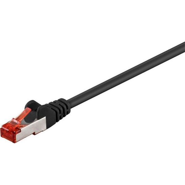 MicroConnect F/UTP CAT6 25m Black LSZH,