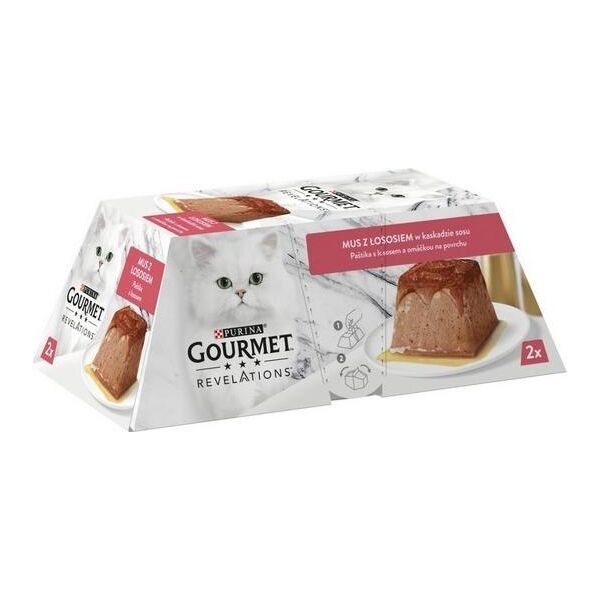Purina Karma Gourmet Revelations Mus Łosoś 2x57g