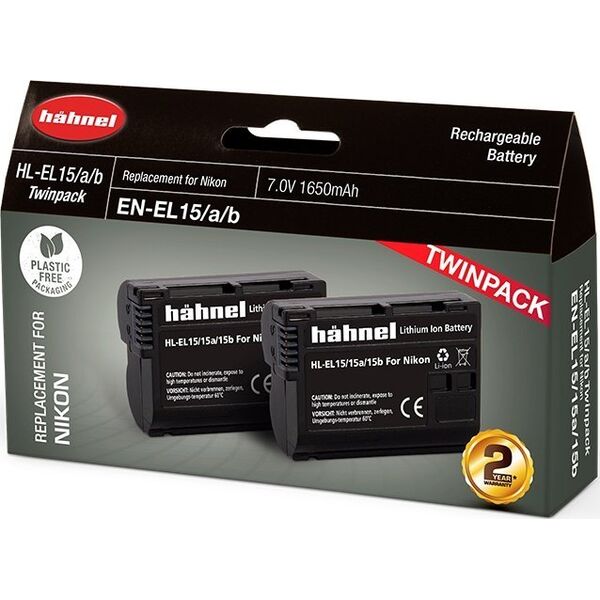 Akumulator Hahnel Hähnel Battery Nikon HL-EL15HP Twin Pack
