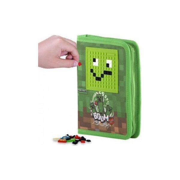 Piórnik Cass film Piórnik szkolny na suwak MINECRAFT