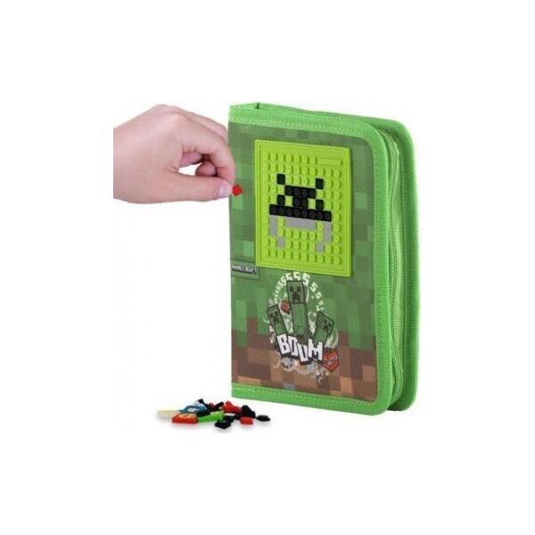 Piórnik Cass film Piórnik szkolny na suwak MINECRAFT