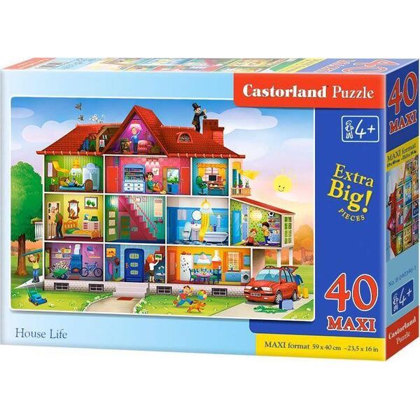 Castorland Puzzle 40 maxi - House Life CASTOR