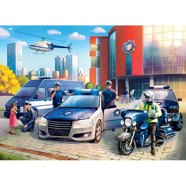 Castorland Puzzle 100 Police Station CASTOR