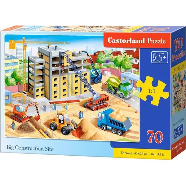 Castorland Puzzle 70 Big Construction Site CASTOR