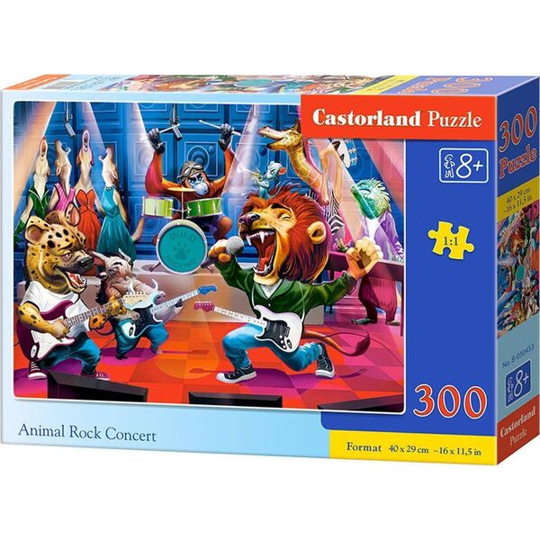 Castorland Puzzle 300 Animal Rock Concert CASTOR