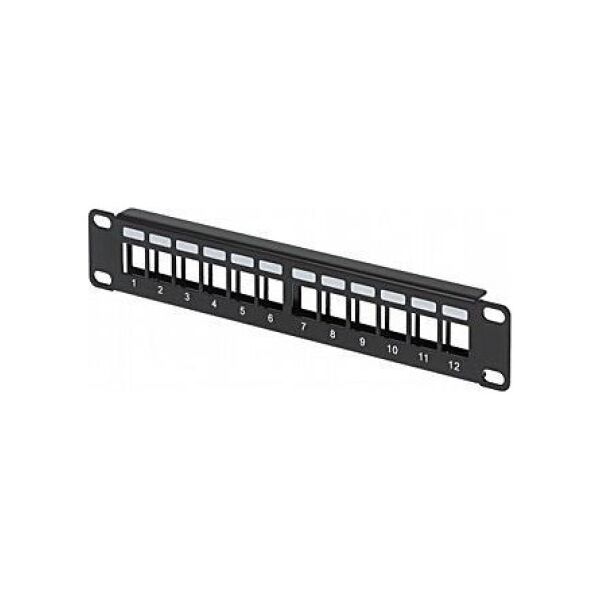 Delta Patch panel 12x slot keystone (PP10-12/K)