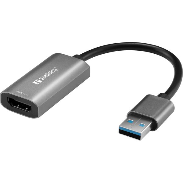 Adapter USB Sandberg USB - HDMI Szary  (134-19)