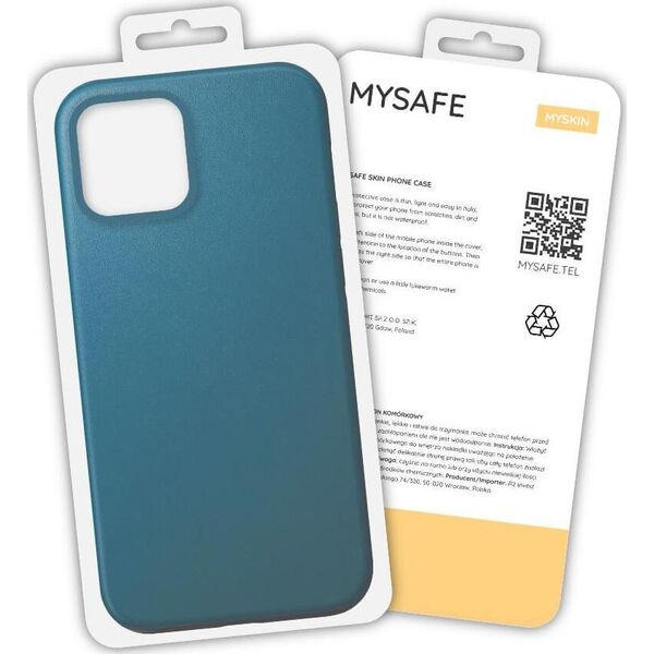 Mysafe MYSAFE ETUI SKIN IPHONE 13 PRO MAX NIEBIESKI PUDEŁKO