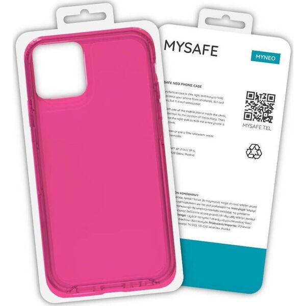 Mysafe MYSAFE ETUI NEO IPHONE 13 MINI RÓŻOWY PUDEŁKO