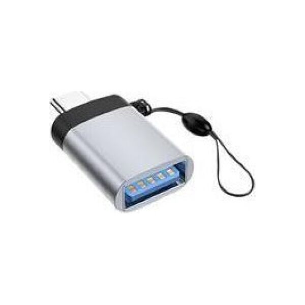 Adapter USB MicroConnect ACFB-KEY USB-C - USB Srebrny  (USB3.0ACFB-KEY)
