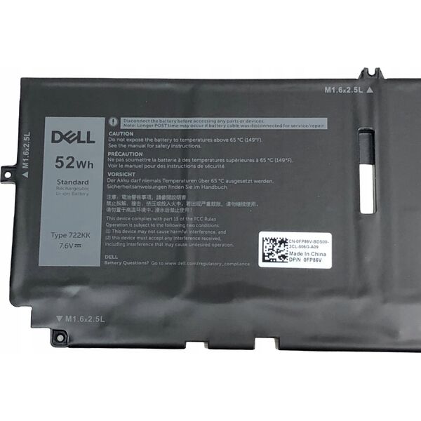 Bateria Dell Battery, 52WHR, 4 Cell,