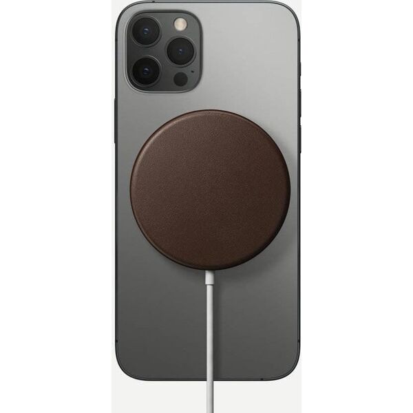 Nomad Pokrowiec na ładowarkę MagSafe Leather Case, brown