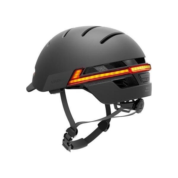 Livall Kask LIVALL BH51M Neo "M", pomarańczowe światło przednie LED, czarny