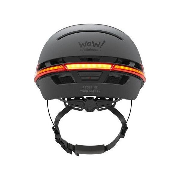 Livall Kask LIVALL BH51M Neo "M", pomarańczowe światło przednie LED, czarny