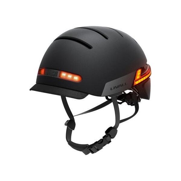 Livall Kask LIVALL BH51M Neo "M", pomarańczowe światło przednie LED, czarny