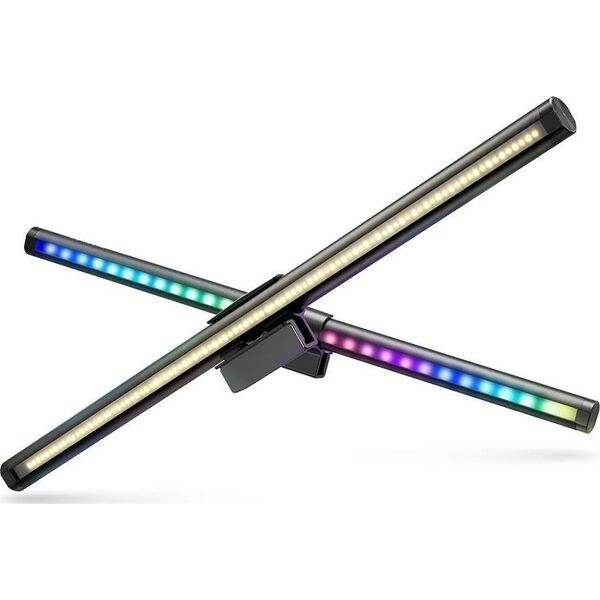 Blitzwolf Lampa BW-CML2 na monitor, RGB (czarna)