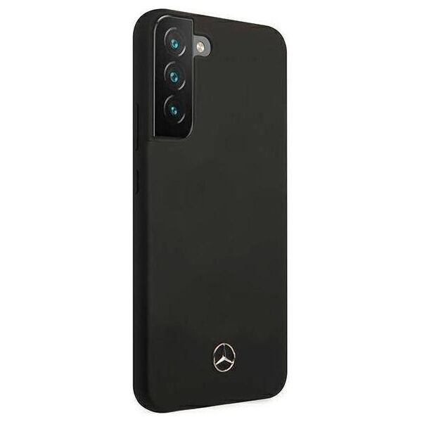 Mercedes Etui hardcase MEHCS22MSILBK S22+ S906 czarny/black Silicone