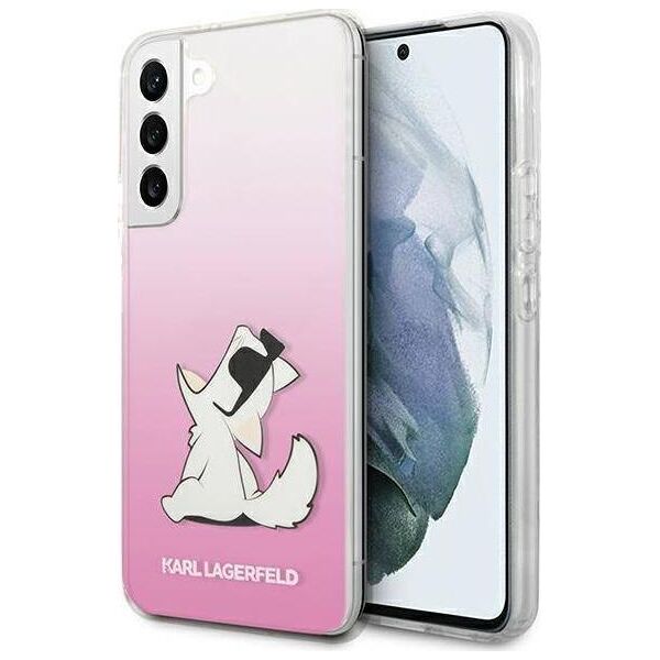 Karl Lagerfeld Karl Lagerfeld KLHCS22MCFNRCPI S22+ S906 hardcase różowy/pink Choupette Eat