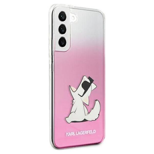 Karl Lagerfeld Karl Lagerfeld KLHCS22MCFNRCPI S22+ S906 hardcase różowy/pink Choupette Eat