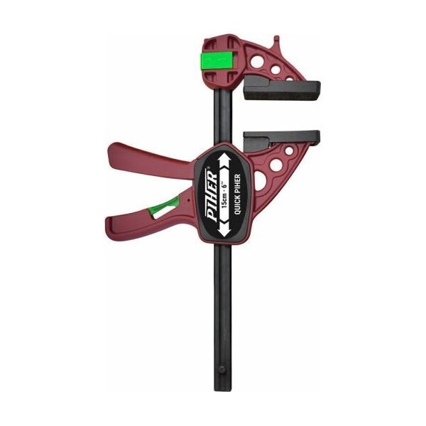 PIHER Ścisk stolarski Quick 125 cm gł. 8 cm 150 kg (P52625)