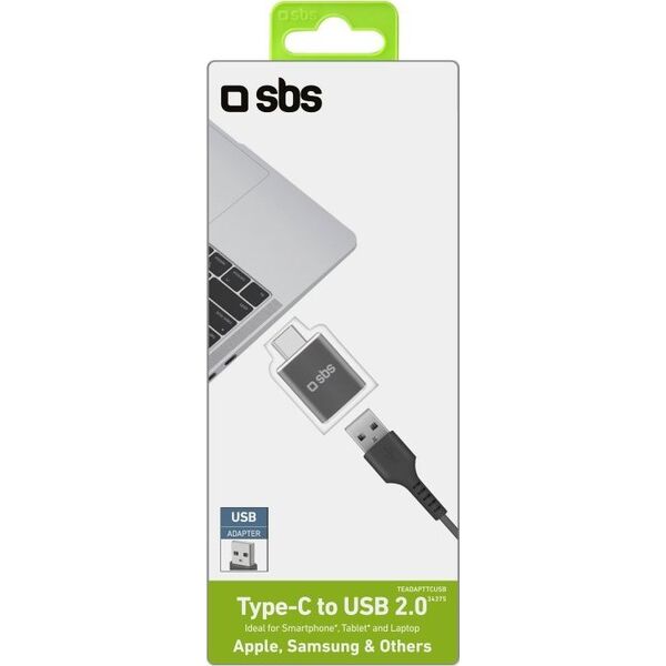 SBS Mobile SBS USB-C zu USB Adapter, schwarz